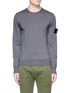 Main View - Click To Enlarge - STONE ISLAND - Logo badge wool sweater