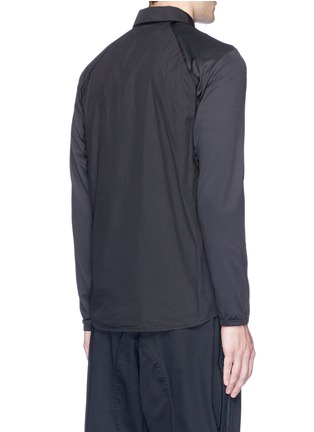 Back View - Click To Enlarge - STONE ISLAND - Stretch sleeve shirt jacket