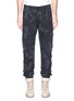 Main View - Click To Enlarge - STONE ISLAND - Check grid camouflage print ripstop pants