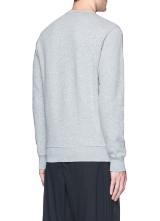Back View - Click To Enlarge - STONE ISLAND - Garment dyed sweatshirt
