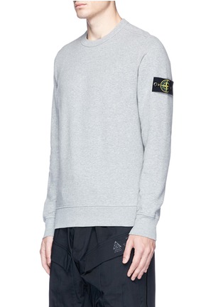 Front View - Click To Enlarge - STONE ISLAND - Garment dyed sweatshirt