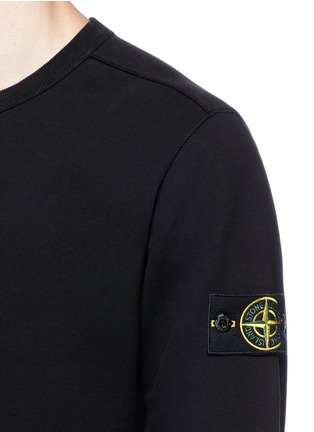 Detail View - Click To Enlarge - STONE ISLAND - Garment dyed sweatshirt
