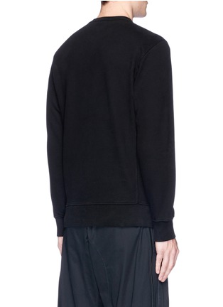 Back View - Click To Enlarge - STONE ISLAND - Garment dyed sweatshirt