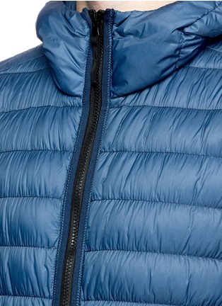 Detail View - Click To Enlarge - STONE ISLAND - Garment dyed down puffer jacket