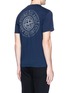 Back View - Click To Enlarge - STONE ISLAND - Compass logo print T-shirt