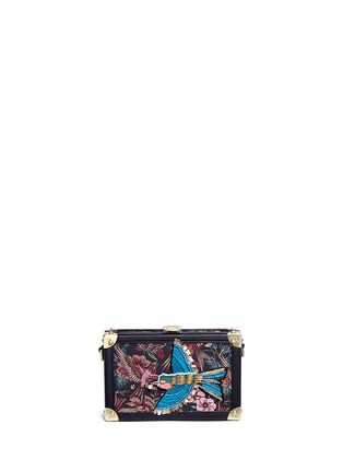 Main View - Click To Enlarge - SAM EDELMAN - 'Aeron' bird embellished jacquard box clutch
