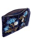 Detail View - Click To Enlarge - SAM EDELMAN - 'Azalea' floral embroidered velvet pouch