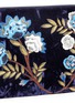  - SAM EDELMAN - 'Azalea' floral embroidered velvet pouch