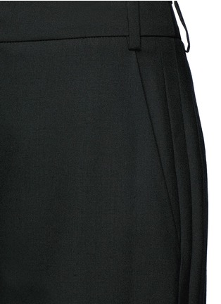 Detail View - Click To Enlarge - ADEAM - Pearlescent button wide leg suiting pants