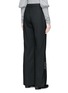 Back View - Click To Enlarge - ADEAM - Pearlescent button wide leg suiting pants