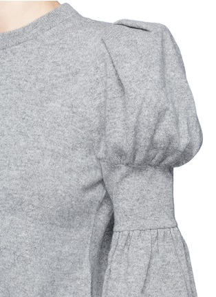 Detail View - Click To Enlarge - ADEAM - Puffed bishop sleeve cashmere sweater
