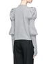 Back View - Click To Enlarge - ADEAM - Puffed bishop sleeve cashmere sweater