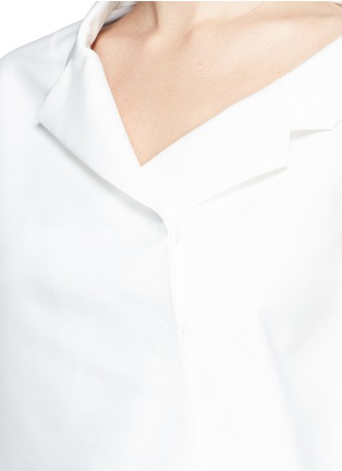 Detail View - Click To Enlarge - ADEAM - Asymmetric deconstructed cascade suiting top