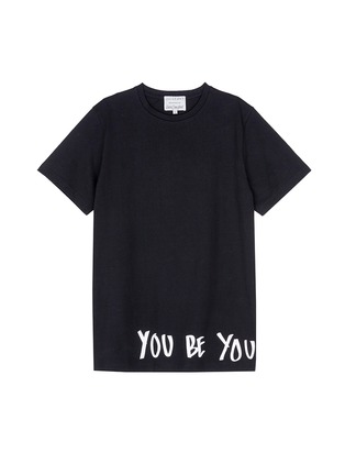Main View - Click To Enlarge - LOUISE GRAY X LANE CRAWFORD - 'You Be You I'll Be Me' print unisex T-shirt