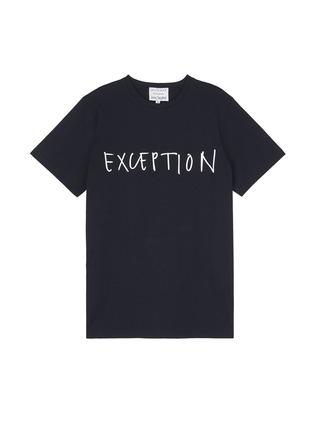 Main View - Click To Enlarge - LOUISE GRAY X LANE CRAWFORD - 'Exception' print unisex T-shirt