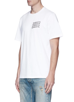 Detail View - Click To Enlarge - LOUISE GRAY X LANE CRAWFORD - 'Wonderful' print unisex T-shirt