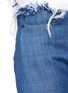 Detail View - Click To Enlarge - FAUSTINE STEINMETZ - Merino wool cropped ripped pants