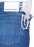 Detail View - Click To Enlarge - FAUSTINE STEINMETZ - Merino wool cropped ripped pants