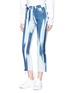 Front View - Click To Enlarge - FAUSTINE STEINMETZ - Merino wool cropped ripped pants