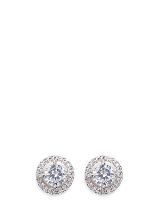 Main View - Click To Enlarge - CZ BY KENNETH JAY LANE - Cubic zirconia floating stud earrings