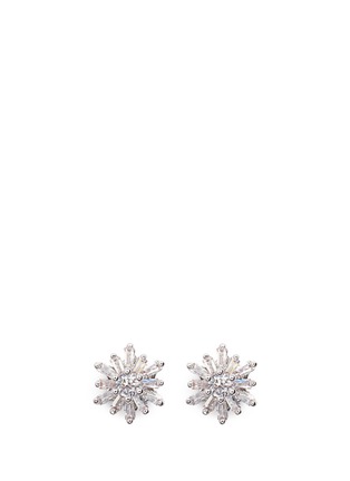 Main View - Click To Enlarge - CZ BY KENNETH JAY LANE - Cubic zirconia starburst stud earrings