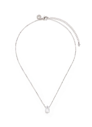 Main View - Click To Enlarge - CZ BY KENNETH JAY LANE - Pear cut cubic zirconia pendant necklace