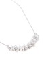 Detail View - Click To Enlarge - CZ BY KENNETH JAY LANE - Baguette cluster bar cubic zirconia pendant necklace