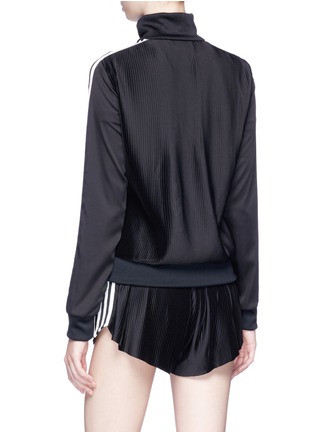 Figure View - Click To Enlarge - ADIDAS - 'Europa' 3-Stripes plissé pleated back track jacket