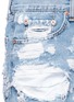 Detail View - Click To Enlarge - RAG & BONE - 'Justine' cutoff hem distressed denim shorts