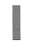 Main View - Click To Enlarge - THOM BROWNE  - Pocket Aran cable knit scarf