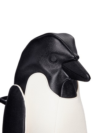  - THOM BROWNE  - Penguin pebble leather bag