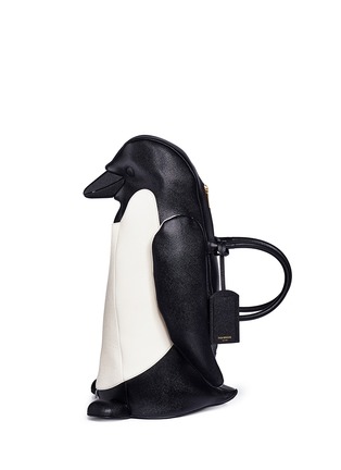 Main View - Click To Enlarge - THOM BROWNE  - Penguin pebble leather bag