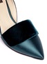 Detail View - Click To Enlarge - RODO - Velvet and satin d'Orsay pumps
