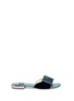 Main View - Click To Enlarge - RODO - Glass crystal satin bow velvet slide sandals