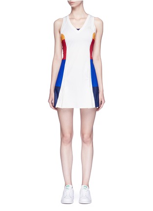 Main View - Click To Enlarge - ADIDAS - 'New York' colourblock climacool® performance mini dress