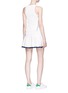 Figure View - Click To Enlarge - ADIDAS - 'New York' pleated hem climacool® performance mini dress
