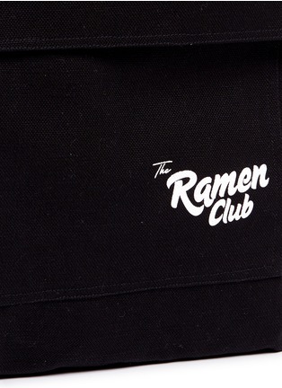 Detail View - Click To Enlarge - ALEXANDER MCQUEEN - x Nothing 'The Ramen Club' print canvas tote bag