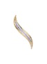Detail View - Click To Enlarge - BUCCELLATI - Diamond 18k gold feather brooch