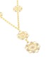  - BUCCELLATI - Diamond 18k gold floral station pendant necklace
