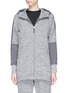 Main View - Click To Enlarge - ADIDAS - x Reigning Champ marled panel zip hoodie