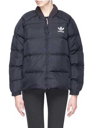 Main View - Click To Enlarge - ADIDAS - 'SST' logo print down puffer jacket
