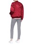 Figure View - Click To Enlarge - ADIDAS - 'Mid' logo appliqué padded bomber jacket