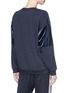 Back View - Click To Enlarge - ADIDAS - Velvet panel sweatshirt