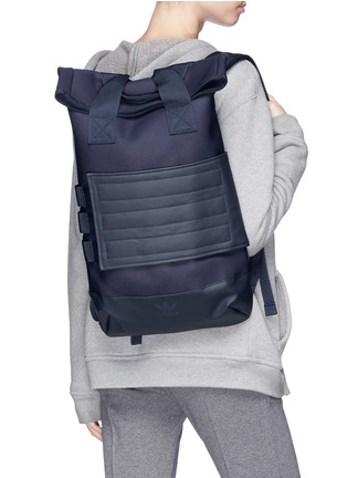 Figure View - Click To Enlarge - ADIDAS - 'Roll-Top' backpack