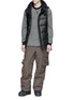 Figure View - Click To Enlarge - TEMPLA - Hooded down puffer vest