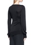 Back View - Click To Enlarge - JACQUEMUS - Asymmetric hem sweater