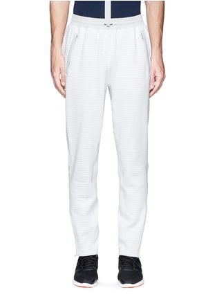 Main View - Click To Enlarge - ADIDAS - x Reigning Champ grid jersey sweatpants