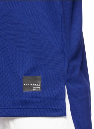 Detail View - Click To Enlarge - ADIDAS - 'EQT Engineered' mesh long sleeve T-shirt