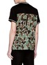Back View - Click To Enlarge - ADIDAS - Camouflage print mesh panel T-shirt