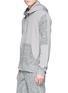Detail View - Click To Enlarge - ADIDAS - x Reigning champ marled panel zip hoodie
